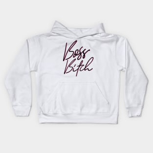 Boss Bitch Kids Hoodie